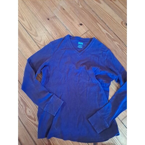 DULUTH Trading Co Longtail T Henley Shirt Pullover Purple Size L - Picture 1 of 2